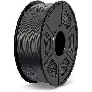 3D drukas materiāls Sunlu PLA+ 1,75 mm 1 kg — melns
