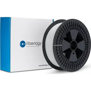 3D drukāšanas filaments Fiberlogy Easy PLA balts 1,75 mm 2,5 kg