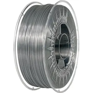 Filament devil design Silk 1.75 mm 1 kg – Silver, PLA-like silk finish