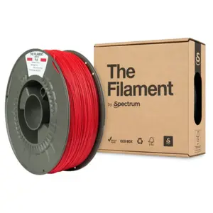 Filaments VERBATIM TF-24005 — PLA 1.75 mm sarkans 1 kg (polilaktīnskābe)