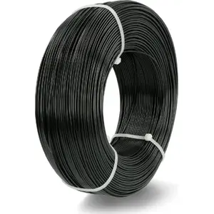 PLA 3D printer filament spool Fiberlogy Refill R 1.75 mm 0.85 kg — Anthracite