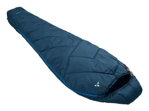 Mūmijas guļammaiss VAUDE Sioux 400 II S, pārstrādāts poliesters, 2200×800 mm, zils