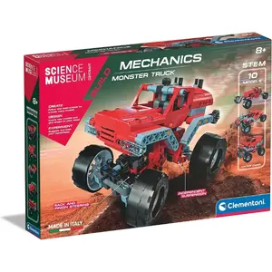 Toy Remote-Control Monster Truck Clementoni CONSTRUCTOR MONSTER TRUCK 75038 — Children's RC construction vehicle