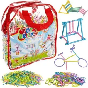 Construction Straws Sticks Building Set 1000 Pieces by No name — Modular toy components for building models