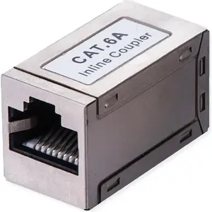 Coupler VALUE RJ45 Category 6A Shielded, model 21.99.3014 — inline female-to-female network coupler