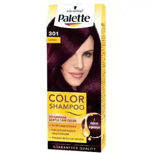 Krāsojošais šampūns Palette 301 Bordo — Palette tonējošais šampūns, tonis 301 Bordo