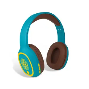 Наушники HP Lexip Adventure — беспроводные и проводные, Bluetooth, циркум-ауральные, 20–20000 Гц, дальность 10 м, 175 г, бирюзово-коричневые