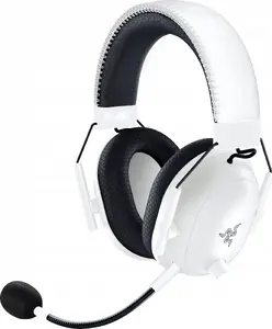 Наушники BLACKSHARK Razer BlackShark V2 Pro for PlayStation — беспроводные Bluetooth, околушные (circumaural), с дугой, 12–28000 Гц, 380 г, белые