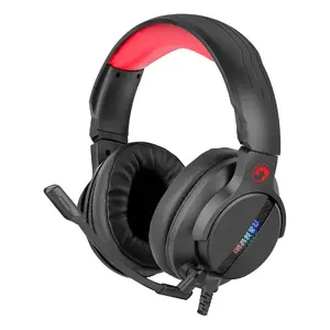 Austiņas MW HG9065 ar vadu, apkārtausu (circumaural) spēļu headset, USB Type‑A, 20–20 000 Hz, kabelis 2.1 m, melnas