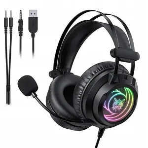 Spēļu austiņas Onikuma X80 — vadu pārvērtas austiņas ar mikrofonu, USB un 3,5 mm savienojums