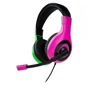 Wired Stereo Gaming Headset Bigben Interactive V1 — Supra-aural, Head-band, 1.2 m cable, Black/Green/Pink