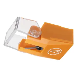 Audio-Technica VMN30EN turntable stylus cartridge, orange transparent, replacement phono needle