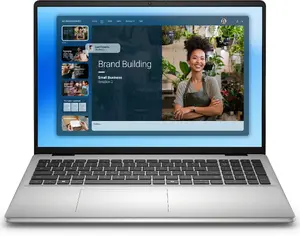 Laptop Dell DC16251 — Intel Core 7 150U, 16" (1920x1200) Full HD+, 16 GB DDR5, 512 GB SSD, Windows 11 Pro, Platinum/Silver