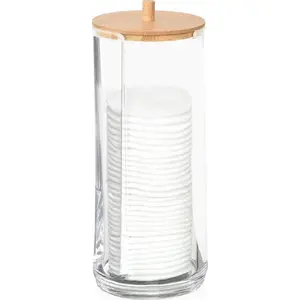 Cosmetic Container Eleganza model 170483160 Transparent – clear storage jar for cosmetics