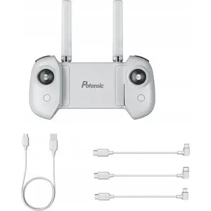 Charging and OTG Cable Set for Potensic Drone Remote by BRDRC — USB charging cable plus 3 OTG adapter cables