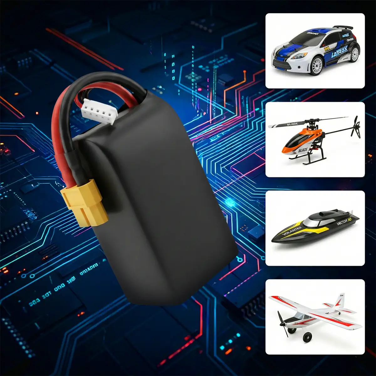 Extralink 550mAh 3S XT30 100C LiPo battery Photo 2