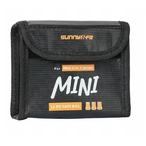 Огнестойкий футляр SunnyLife для 3 аккумуляторов — совместим с DJI Mini/3/4/5/Pro