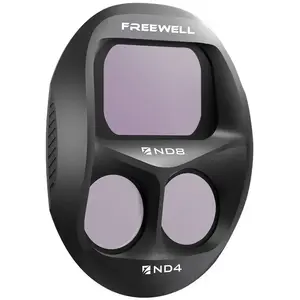 Neutral Density Split Filter Freewell for DJI Mavic 4 Pro — ND8/ND4 Split Neutral Density