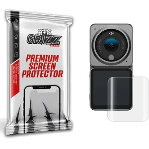 Screen hydrogel protector GrizzGlass Hydrofilm for DJI Action 2 — hydrogel film screen protector