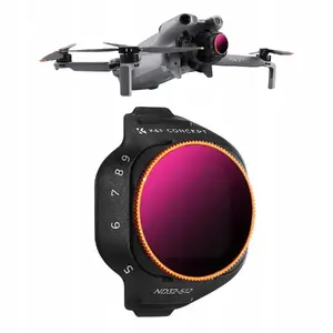 Neutral Density Adjustable Filter K&F ND32–ND512 for DJI Mini 5 Pro, AGC Glass (model SB11142)