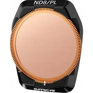 Hybrid 2-in-1 Polarizing PL + ND8 Neutral Density Filter for DJI Air 3S by Sunnylife with Protective Case