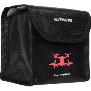 Protective Fire-Resistant Carrying Case Sunnylife for 2x DJI FPV Combo Batteries (model SB6372)