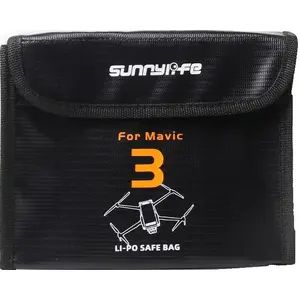 Protective Fire-Resistant Case Sunnylife for DJI Mavic 3 — holds 3 batteries (model SB6731)