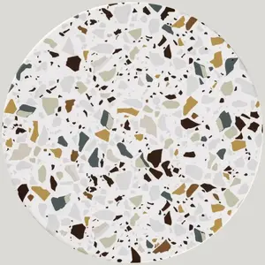 Sagad ceramic flat round plate 27 cm KERRAZZO R-KELUFP27-12