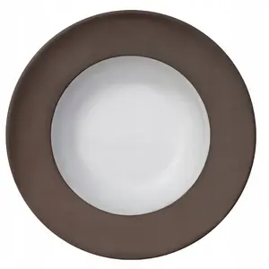 Deep Plate MPLCo CHOCO 20 cm — dinnerware shallow bowl for soups and pasta