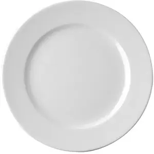 Flat plate Verlo 23 cm — porcelain/ceramic dinnerware, model R-BAFP23-12
