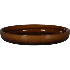 Deep Plate Sagad STONE Ø29.5 cm amber