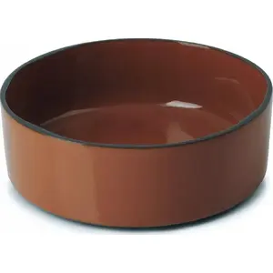 Ceramic gourmet plate Revol CARACTERE, diameter 14 cm, color Cinnamon