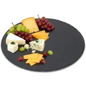 Serving Plate Vilde TALERZ TACA stone-effect round 30 cm model 139449