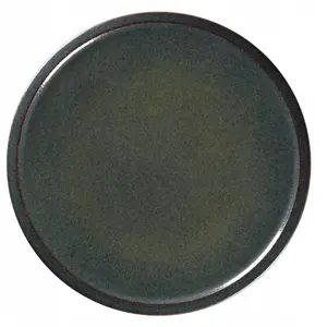 Flat Plate Vilde STONE 32 cm volcanic — 32 cm diameter ceramic dinner plate