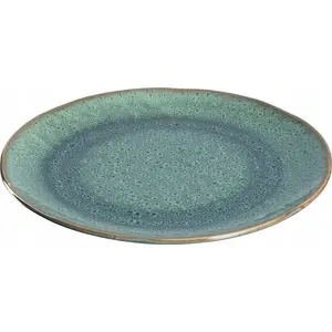 Flat Plate LEONARDO MATERA 23 cm green, set of 6