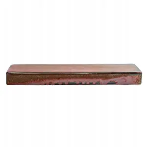 Presentation Plate Verlo 43×7 cm Flame – decorative serving platter, 43 cm diameter, 7 cm rim height
