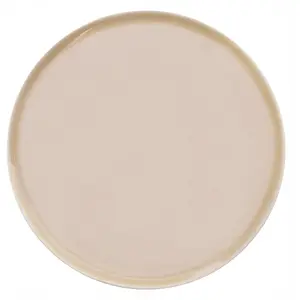 Flat round plate 20 cm, beige – Sagad ETER (V-85018-6)