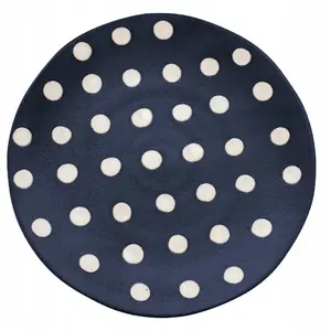 Flat Plate Vilde GROCHY 29 cm — ceramic dinner plate, 29 cm diameter