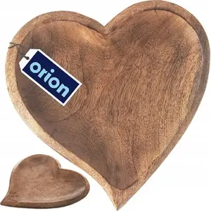 Wooden snack plate ORION Mango 25 x 25 cm