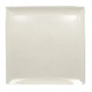 Flat square plate KESPER Nano 25 cm, ceramic-style tableware, model R-EDSQ25IV-12