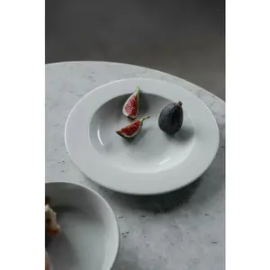 Deep Plate MPLCo FORTE 23 cm — Ceramic Serving Plate, 23 cm Diameter