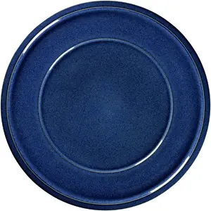 Flat plate Eurofirany STONE ø28 cm — cobalt