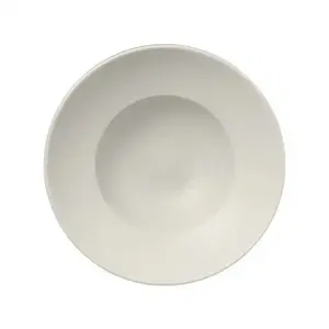 Deep Round Plate HENDI NEOFUSION Ø26 cm, white