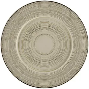 Dinner Plate Vilde EARTH 29 cm — flat ceramic plate Larissa design