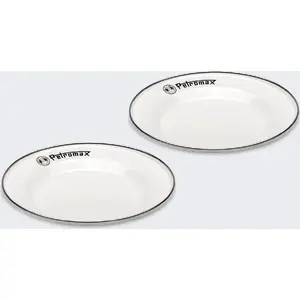 Emaljētas šķīvji Petromax 18 cm kompletā 2 gab. WHITE – Petromax PX-PLATE-18-W
