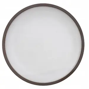 Flat plate Vilde CHOCO 29 cm, white