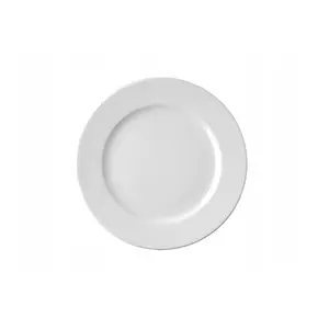 Flat dinner plate Eurofirany R-BAFP25-12, diameter 25 cm