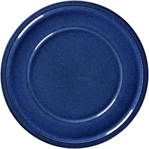 Plakanā šķīvis Secret de Gourmet 24 cm — kobalta zila glazēta akmenskeramika