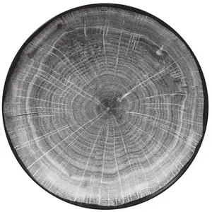 Deep Plate MPLCo Woodart 26 cm, gray