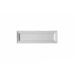 Flat rectangular dinner plate Lumarko Classic Gourmet 26×8 cm